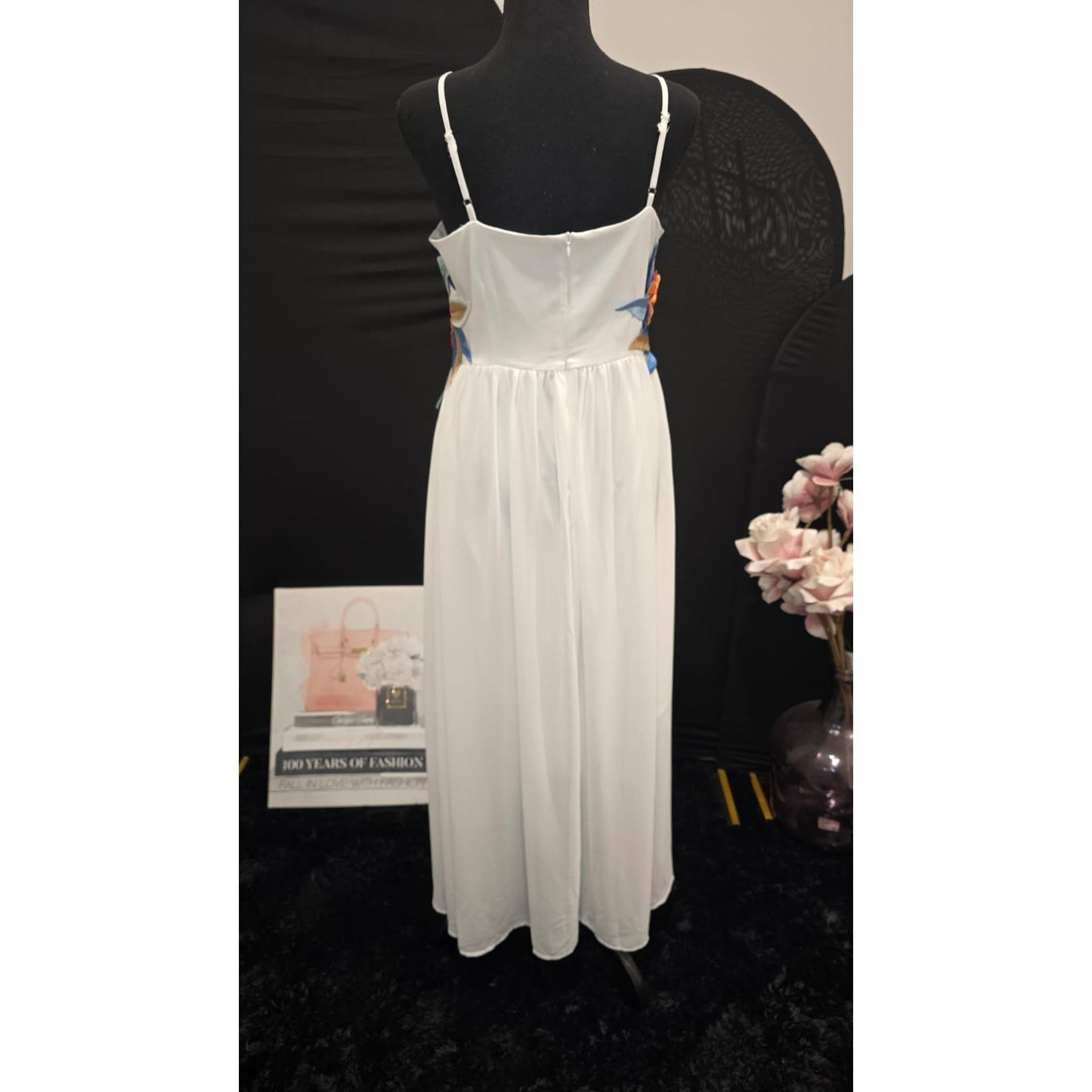 Flo Dress White Maxi- New Arrival