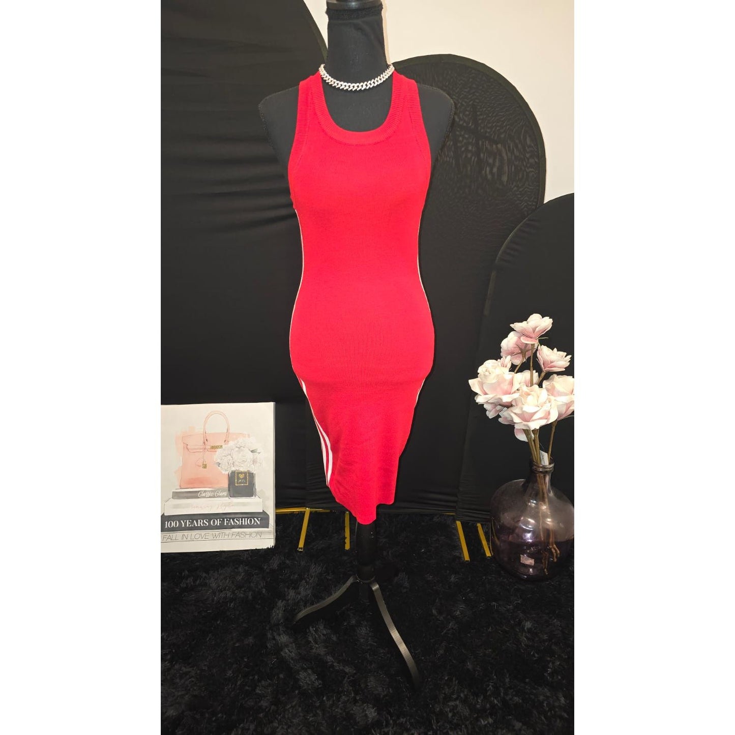 Chill Red Dress mini- New Arrival