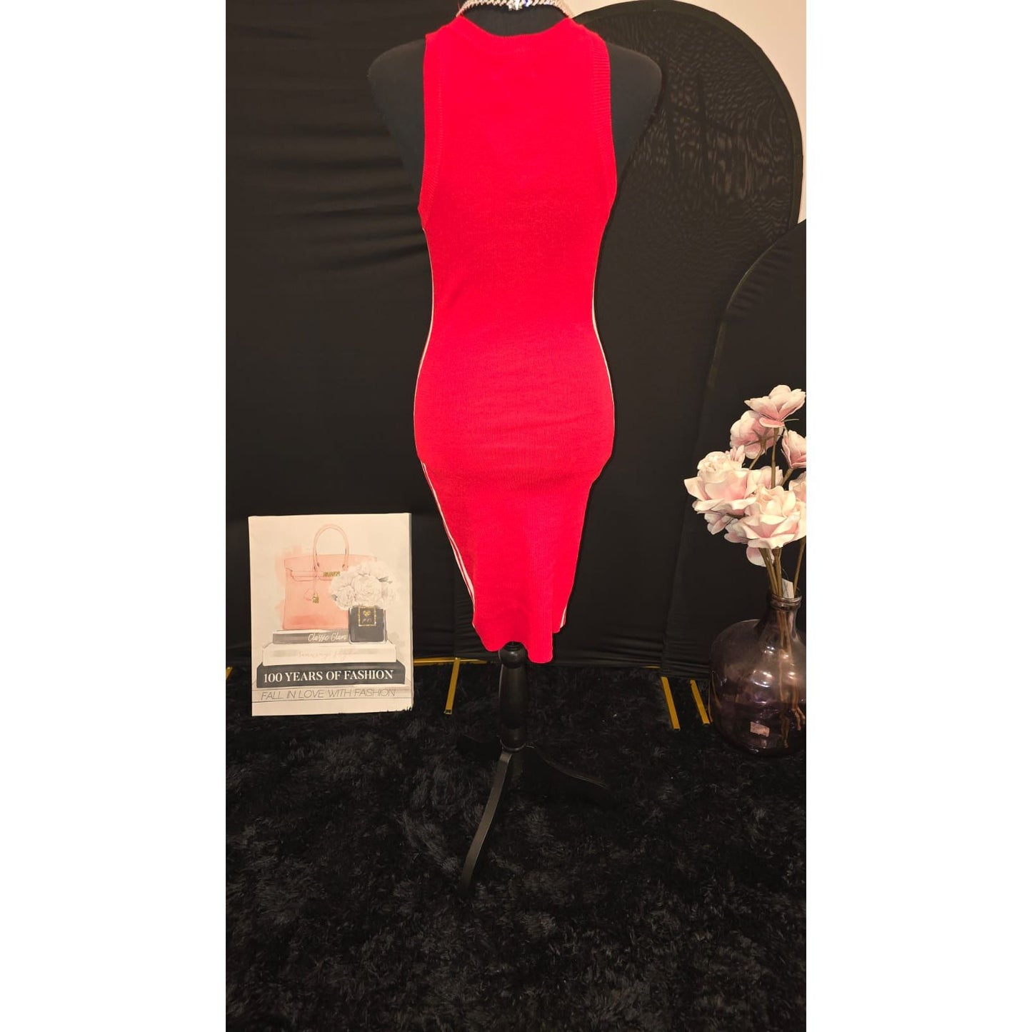 Chill Red Dress mini- New Arrival