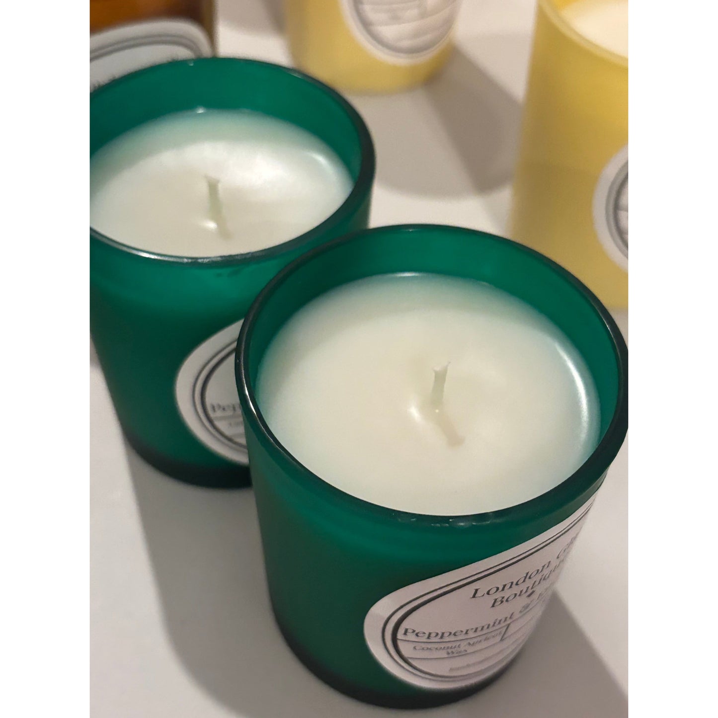Peppermint and eucalyptus Candle