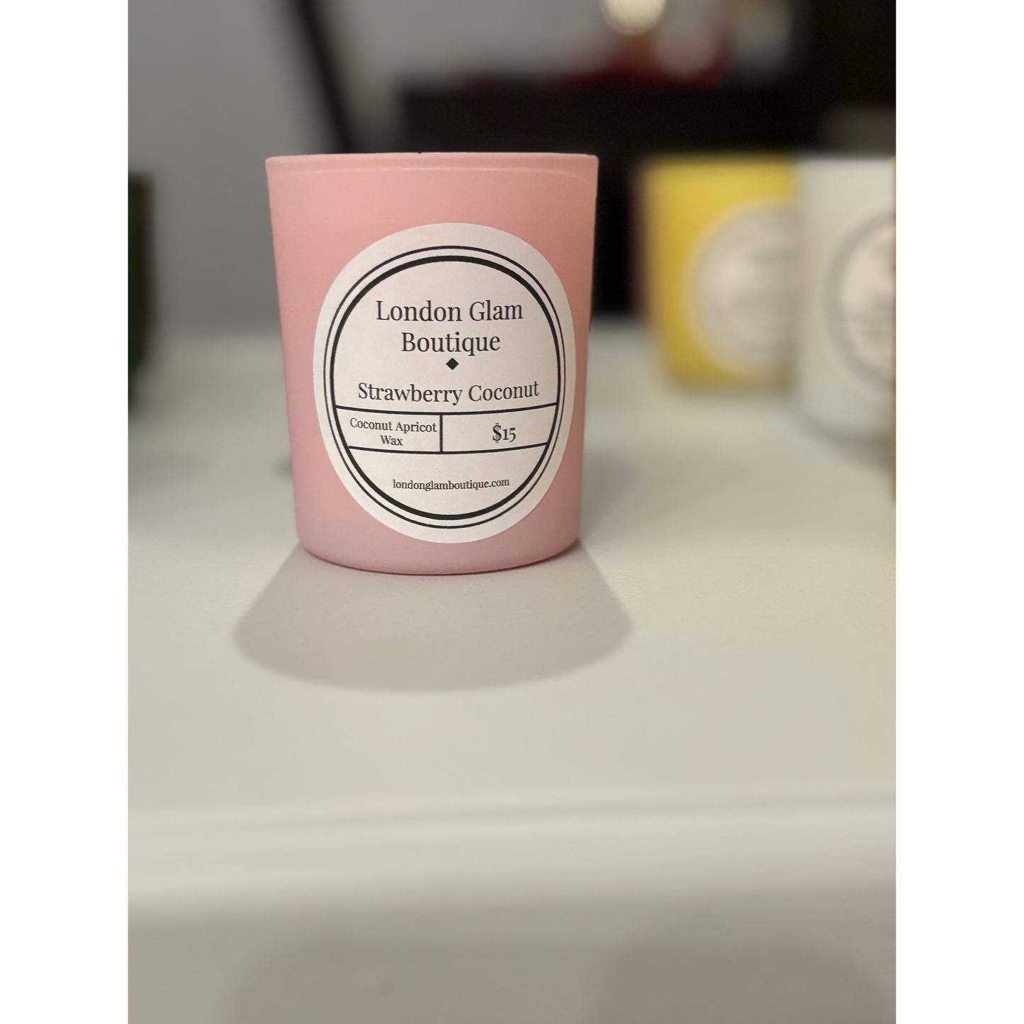 Strawberry Coconut Candle 7OZ