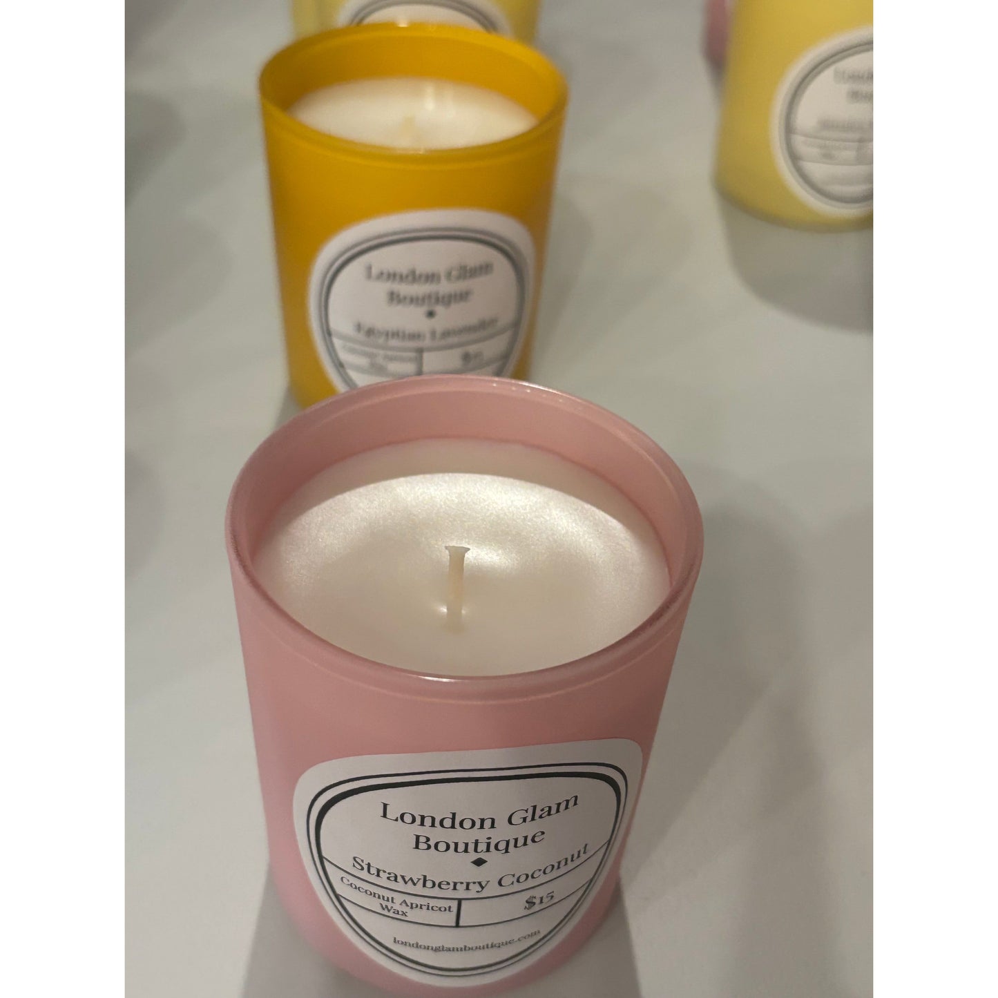 Strawberry Coconut Candle 7OZ