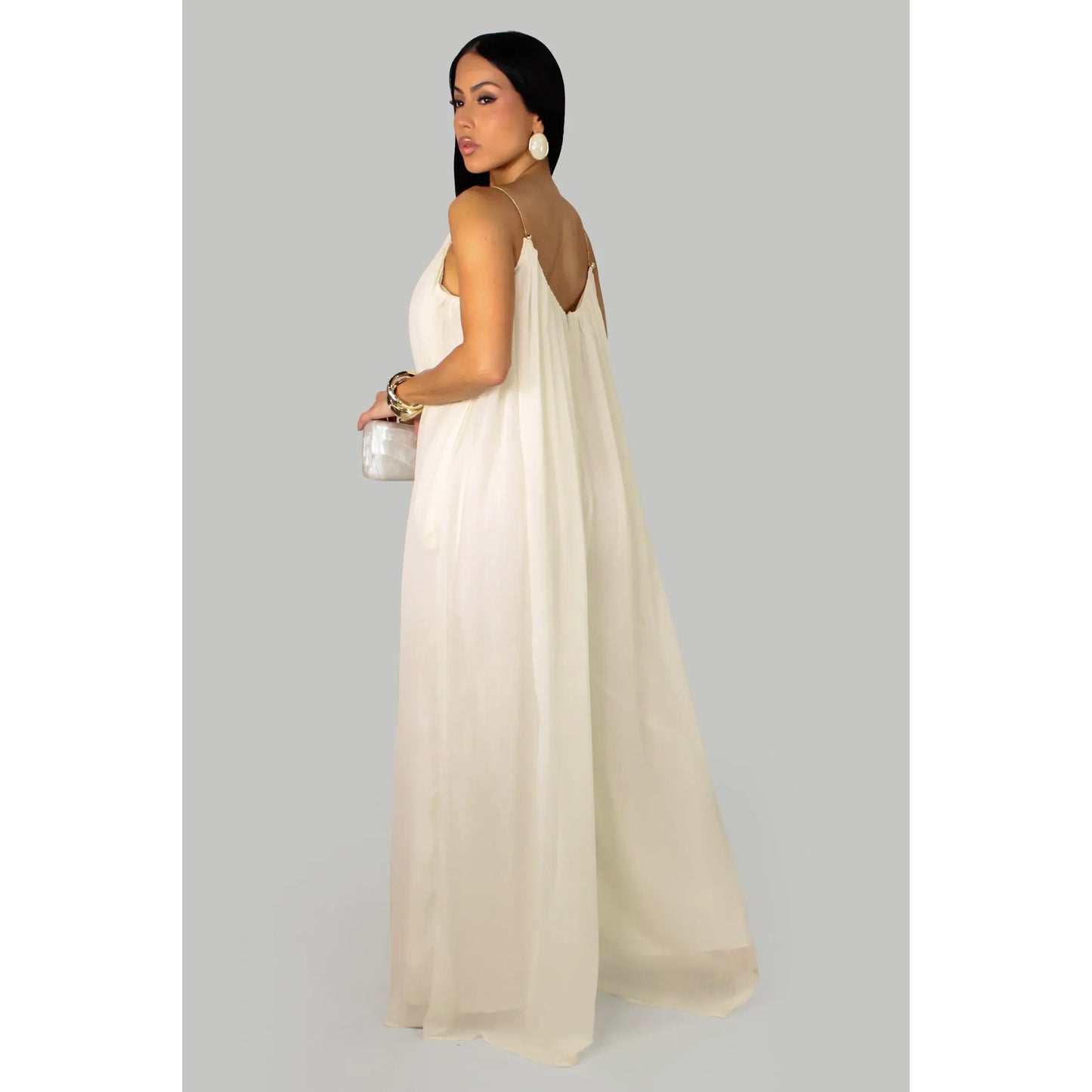 Ivory Escape Palazzo Jumpsuit - New