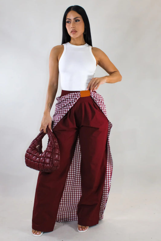 The Bordeaux Wrap Pant - New Arrival