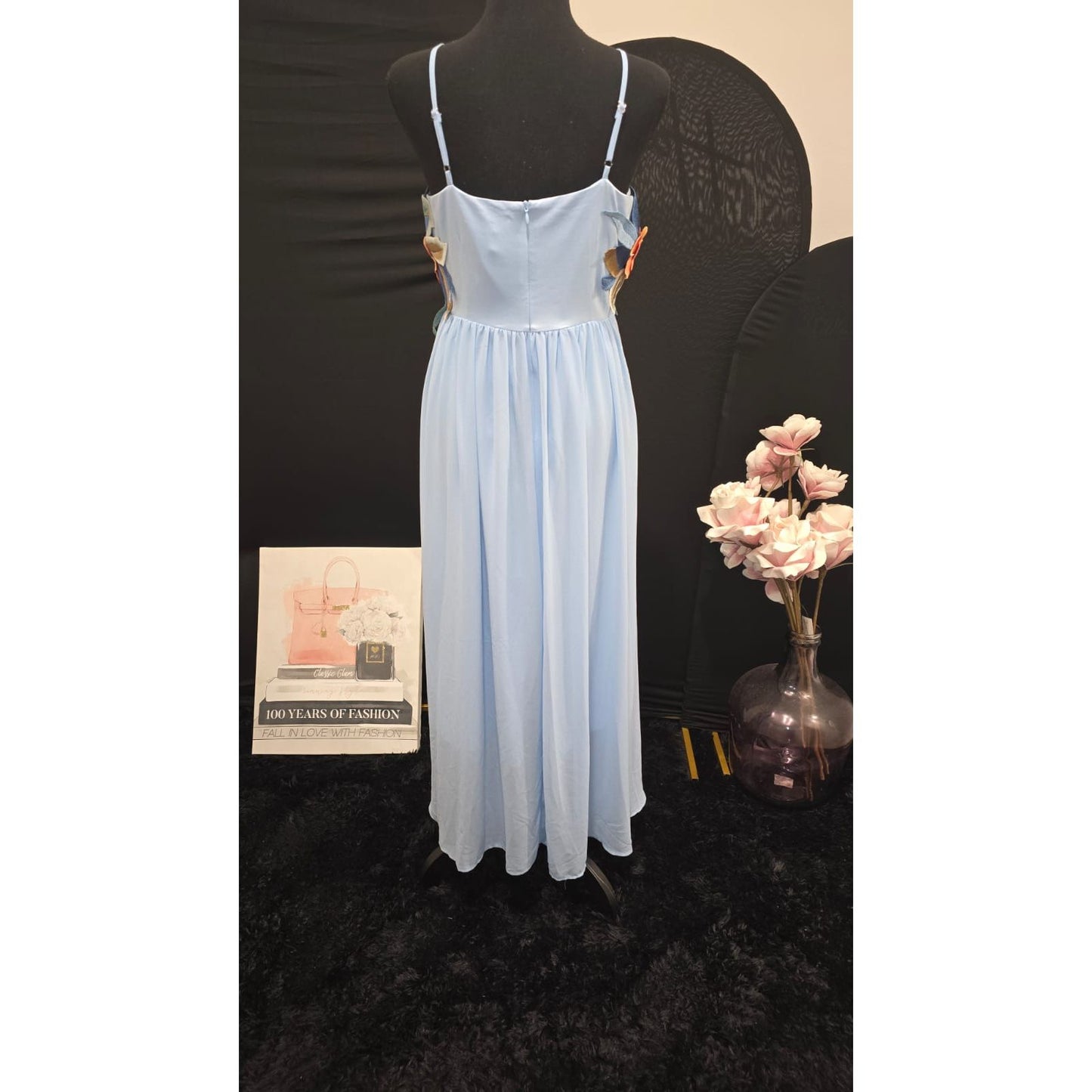 Flo Dress Blue- maxi New Arrivals